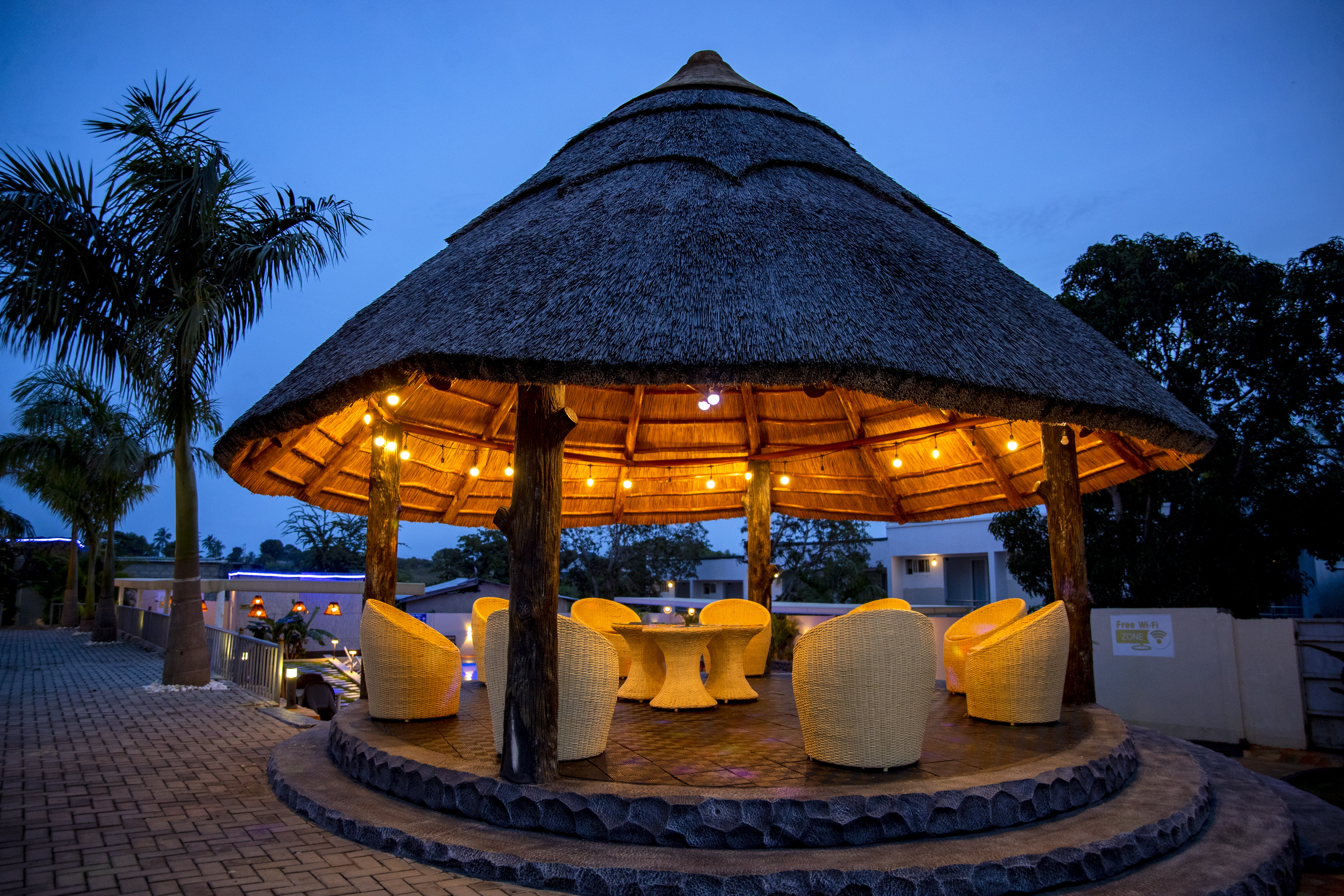 Outdoor wedding event